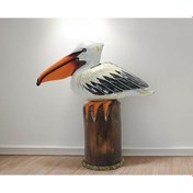 Resim Ahşap Pelikan 45 Cm 