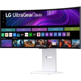 Resim Lg 34" 34GX90SA-W 240Hz 0.03MS(GTG) Wqhd OLED Displayhdr True Black 400 Webos Curved Smart Gaming Monitör 