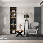 Resim deryawood Raweyn Masif Ahşap Tsuga Ofis Sehpa 45*90*45 