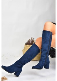 Resim Fox Shoes Lacivert Kadın Çizme A654252702 
