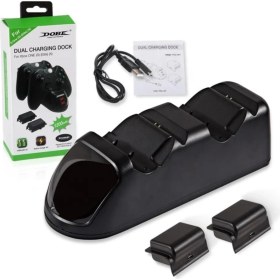 Resim Dobe Xbox One S/x Kol Ikili Kablosuz Denetleyici Için Şarj Standı 