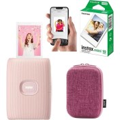 Resim Fujifilm Instax Mini Link 2 Akıllı Telefon Yazıcısı 10'lu Film ve Çantalı Seti 2 