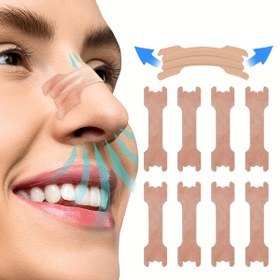 Resim 20/40 adet Yeniden Kullanılabilir Anti-Nesil Burun Şeritleri - Solunabilir Kaymaz Tasarım, Tüm Uyku Konumları İçin Rahat Uyum, Nesil Azaltma ve Uyku Kalitesi Teşvik Eder, Nesil Azaltma Cihazı, Nesil Önleme, Rahat Uyum Yaması, Güvenli Uyum Yaması 