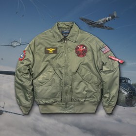Resim Amerikan Stil Bomber Ceket - XS / Siyah 