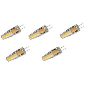 Resim Cata 5 Adet 4 W G4 12 Volt Led Kapsül Ampul Ct-4252 Günışığı 