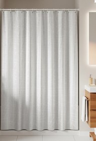 Resim Tropikhome Mermer Desenli Banyo Perdesi 180x200 Duş Perdesi Tek Kanat Banyo Perdeleri - Su Geçirmez Küvet Perde 