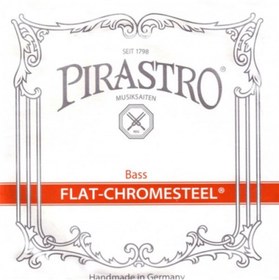 Resim Pirastro 342000 Flat-Chromesteel Solo Set Kontrabass Teli | Saf ve Net Ses Karakteri, Pürüzsüz Yay Teması, Solo Kalitesi 