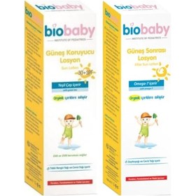 Resim Biobaby Güneş Losyonu Spf 30 100ml + Güneş Sonrası Losyon 100ml 