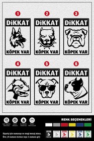 Resim Ecce DİKKAT KÖPEK VAR STICKER 27 x 19 cm 