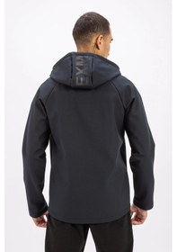 Resim Exuma Erkek Softshell Mont Siyah 
