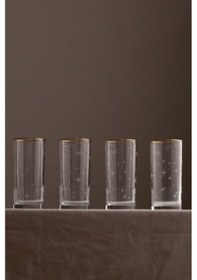 Resim Rakle Star 4'lü Meşrubat Bardağı Seti 380 Cc Renkli 