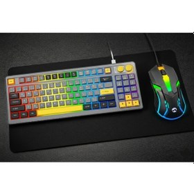 Resim Cyclone Klayve-g52 Mouse-xxl Mousepad-rampage Oyuna Giriş Seti Optik 