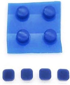 Resim New3DS XL Vida Deliği Kauçuk Tapalar ve Ekran Pedleri Yedeği, Nintendo Yeni 3DS XL/LL 3DSXL El Konsolu, Sarı Konveks ve Düz Konveks Vidalar Delikleri Tapa + 8 Parça Set Aksesuarları 