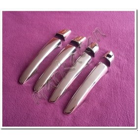 Resim Woc Chrome Peugeot 3008 Sensörsüz Krom Kapı Kolu 2016 Sonrası 4 Kapı 8 Parça Paslanmaz Çelik 