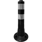 Resim Hayat Trafik Delinatör 45 x 8 cm Siyah TPE - Soketli 
