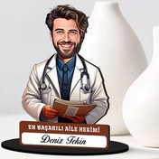 Resim En Başarılı Erkek Aile Hekimi Karikatürlü Biblo 