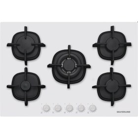Resim Silverline CS5426W01 Beyaz Ankastre Cam Ocak 