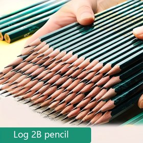 Resim 10 adet 2B kalemler, gelişmiş yazım için pürüzsüz ve çekirdek kırılmayan, yazma, resim yapma, çizim ve okul açılışı hediyesi olarak uygun ahşap kalemler. 