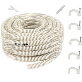 Resim Klima Drenaj Tahliye Hortumu 10 Mt+10 Çivi +2 Ek+1 Y 