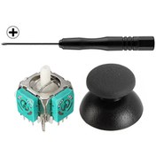 Resim PS2 Analog Motor ve Topuz 1+1 Set PS2 Tornavida Playstation 2 Kol Tamir Seti Yedek Parça POPKONSOL