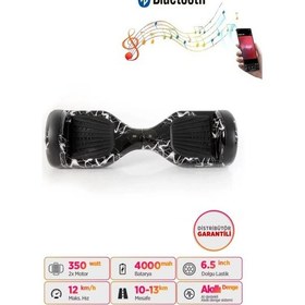 Resim Citymate Hoverboard 6.5 inch Elektrikli Kaykay Scooter Bluetooth Hoparlörlü D02 