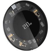 Resim Lemestar Şeffaf 20w Hızlı Kablosuz Şarj Cihazı - Huawei/İos Uyumlu Uyumlu Kompakt Tasarım 