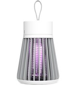 Resim Gri Taşınabilir Led Sivrisinek Öldürücü Lamba İç Mekan Bitki Lambası 