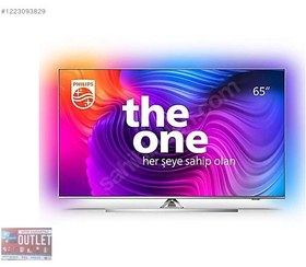 Resim PHILIPS 65PUS8506 65inc 164 cm 4K UHD Android TV,3 Taraflı Ambi 