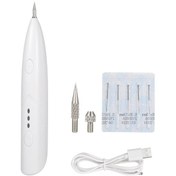 Resim Mufunye Yp30 Mini Çil Kalemi Usb Şarjlı Güzellik Kalemi Ben Lekeleri Dövme Sökücü Beyaz 