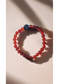 Resim Doğaltaş Bileklik Kırmızı 