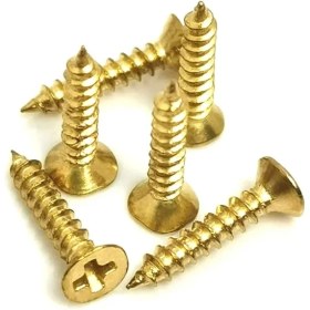Resim K-Yonlineticaret Eco Lounge Klips, Menteşe, Ayak, Ağaç, Sunta Vidası 3X13 mm - Sarı 1000 Adet 