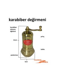 Resim Karabiber El Değirmeni Karabiber Tohum Öğütücü Makina 