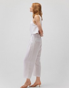 Resim Mavi - Beyaz Culotte Pantolon 1010781-70057 Beyaz 