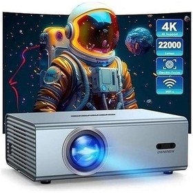 Resim Ownknew Wifi6 Ve Bluetooth 5.3 İle 4k, 22000l Telefon/tv//hdmı/usb 1080p 