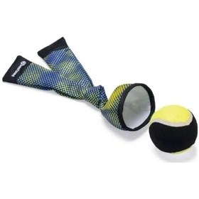 Resim Mavi/sarı Kumaş Fırlatma Ve Yüzen Tenis Topu, 29 Cm 