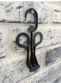 Resim Uzmangrupraf Uzman Grup Raf Terlik Askısı-20'Li-50'Li-100'Lü Paket- Askı Siyah 