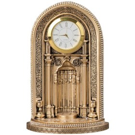 Resim Nakkaş Saatli Mihrap Boytu Orta Boy Sarı 