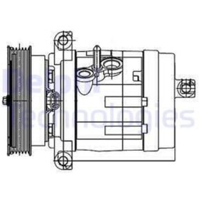 Resim Delphi Tsp0155984 Klima Kompresoru Chevrolet Captıva 3.2 2006- Opel Antara 3.2 2007 20910244 (WK512654) 