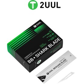 Resim 2uul DA18 Bb Shark Blade Serisi Yüksek Karbonlu Çelik No.11 Bıçak - 100 Adet 