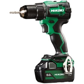 Resim Hikoki DV18DE-5.0 Ah 18 V / 70 Nm Çift Akülü Darbeli Matkap Vidalama 