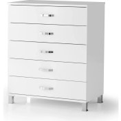 Resim Erezoğulları Mobilya Ekonomik Geniş 5 Çekmeceli Şifonyer 85X45X95CM 