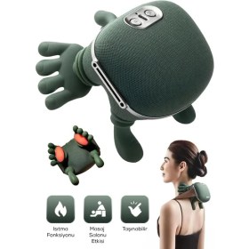 Resim Dempower Isıtmalı El Şekilli Taşınabilir Şarjlı Masaj Cihazı- Boyun, Sırt, Bacak ve Omuz 