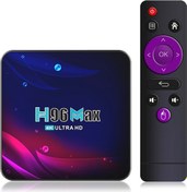 Resim Geeroyoo H96 Max V11 Android Tv Box 4k Uhd Rk3318 Quad-core 2gb Ram Wifi Çift Bantlı Bluetooth 4.0 Uzaktan Kumandalı 