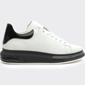 Resim Derinet Hakiki Deri Comfort Taban Erkek Sneaker 