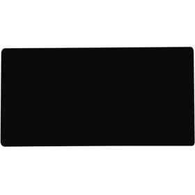 Resim Yeajion Çift Taraflı Ofis Masası Matwaterproof Pu Deri Bilgisayar Dizüstü Klavye Mouse Pad Siyah (Yurt Dışından) 