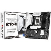 Resim MAXSUN mxn-61 Terminator B760M LGA1700 DDR4 5333 Mhz HDMI mAtx Intel Anakart 