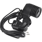 Resim Konesam E27 Fener Tabanı, 220v Avrupa Fişi, Dönüşümlü Flap Bracket, Şemsiye Tutucu, Işık Standı Uyumlu, Tüm Yönlere Işık Kontrolü 