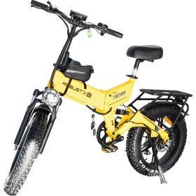Resim TBIKE Robust X8 250W Katlanabilir Elektrikli Bisiklet Sarı 
