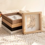 Resim Klasik Ahşap Çerçeve Kağıtsız, 10x15 cm / 4x6 inç Poster ve Fotoğraflar İçin Uygun, Düğün Sergisi, Ev Ofis Dekor Masa Süsü, Akrilik Cilalı Yüzey Toz Geçirmez Darbeye Dayanıklı, Mezuniyet Sezonu Hediyesi 