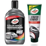 Resim Turtle Wax Renkli Cila Gri Ve Turtle Wax Çizik Giderici Pasta 